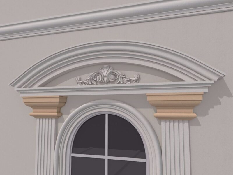 Capitel Pilastru FP704-250 250x380x110 mm - imagine 2