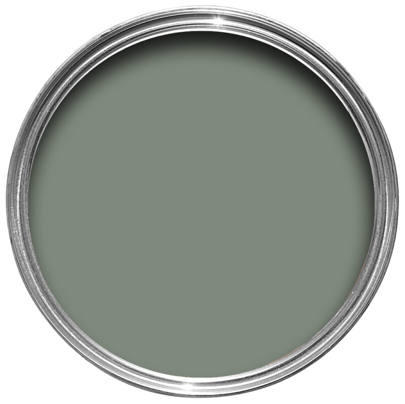 Vopsea verde mata 7 la suta luciu pentru interior Farrow and Ball Modern Emulsion Card Room Green No. 79 5 Litri - imagine 2