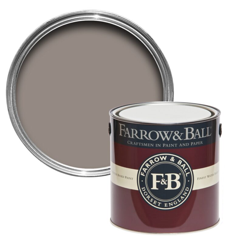 Vopsea gri satinata 40 la suta luciu pentru interior Farrow and Ball Modern Eggshell Charleston Gray No. 243 5 Litri - imagine 2