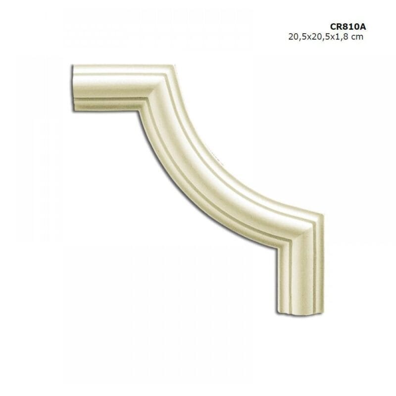 Chenar decorativ Poliuretan Manavi CR810 A 205x205x18 mm - imagine 2