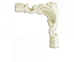 Chenar decorativ Poliuretan Manavi CR810B R 200x190x18 mm