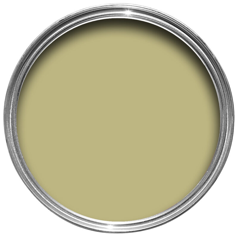 Vopsea verde mata 7 la suta luciu pentru interior Farrow and Ball Mostra Churlish Green No. 251 100 ml