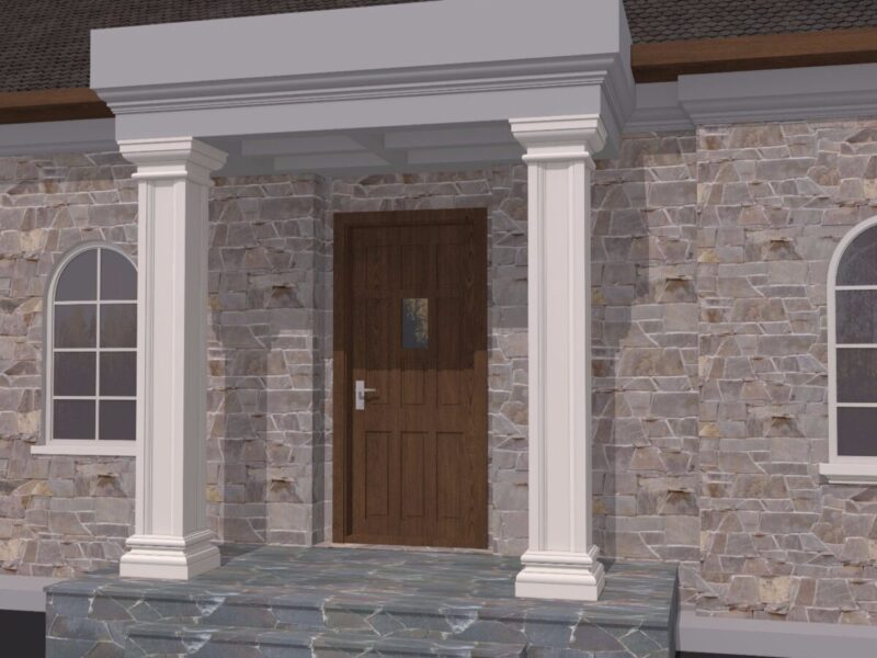 Coloana Decorativa FP801-400 400xØ400x2000 mm - imagine 4