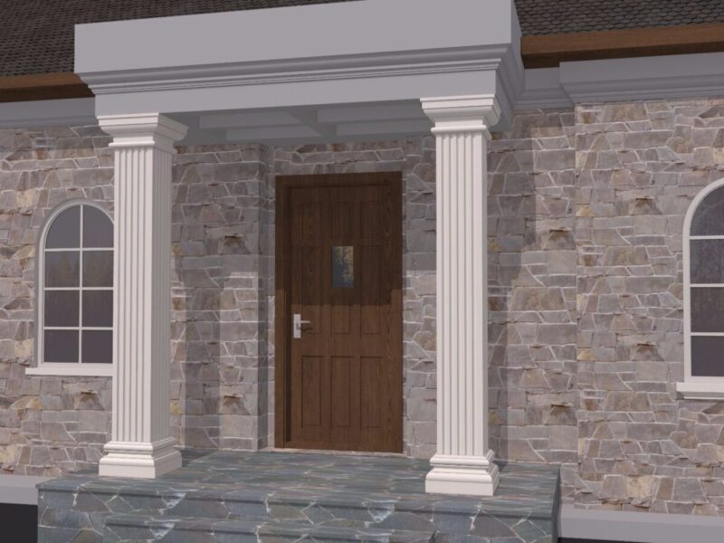 Coloana Decorativa FP802-450 450xØ450x2000 mm - imagine 4