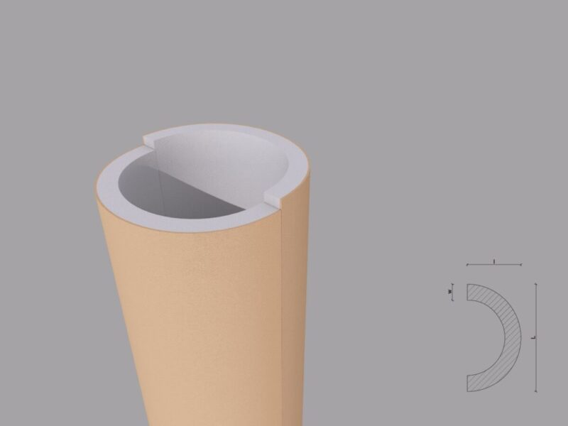 Coloana Decorativa FP803-300 300xØ300x2000 mm - imagine 2
