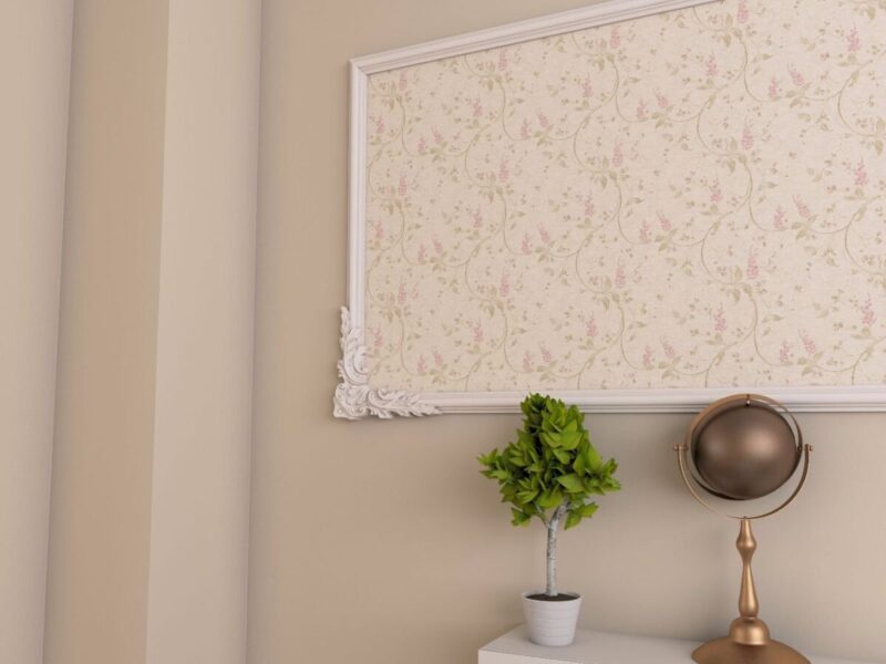 Coltar de brau de poliuretan C3BR1 FLORAL - imagine 3