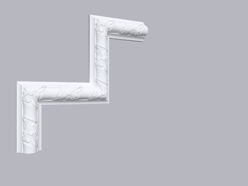 Coltar de brau de poliuretan C3BR1F 245x245 mm - imagine 2
