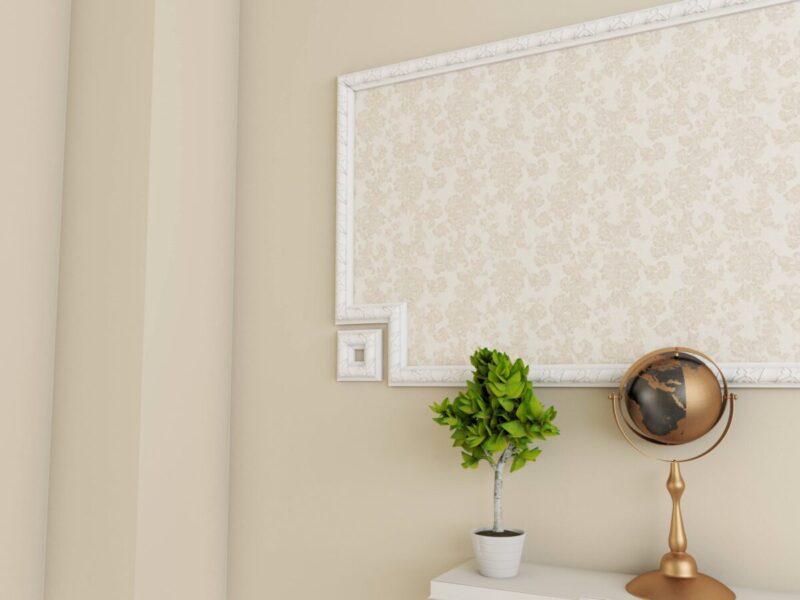 Coltar de brau de poliuretan C3BR1F 245x245 mm - imagine 4