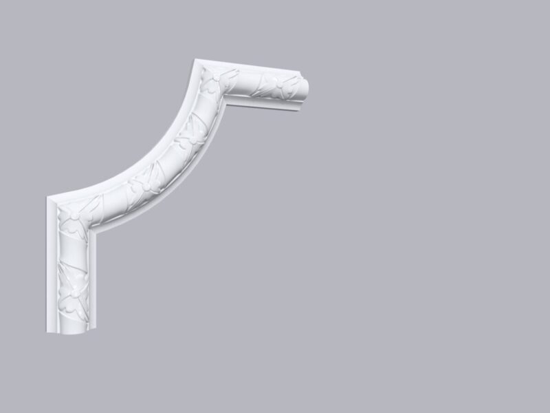 Coltar de brau de poliuretan C4BR1F 240x240 mm - imagine 2