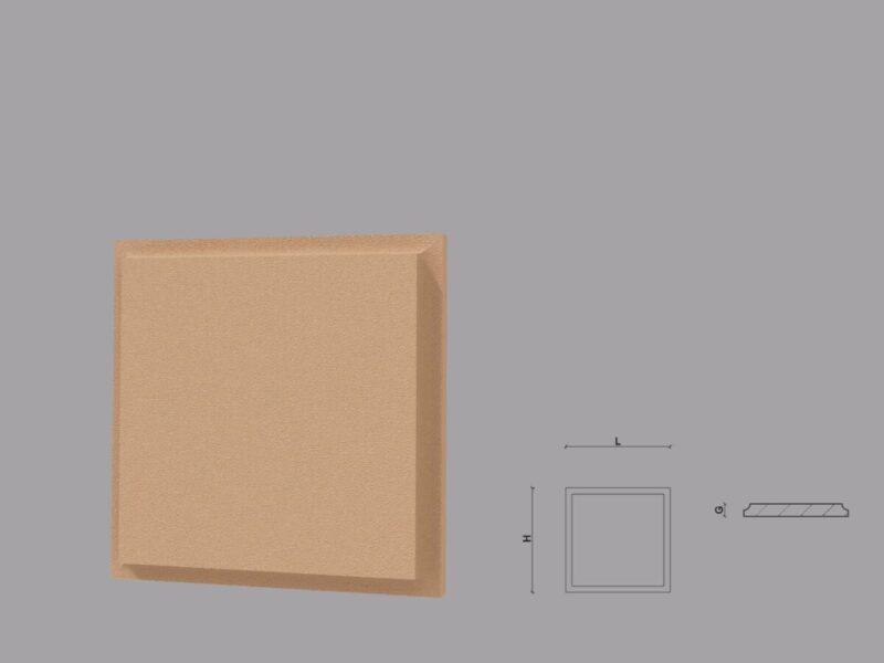 Coltar decorativ fatada FPCL1 250x250x30 mm - imagine 3
