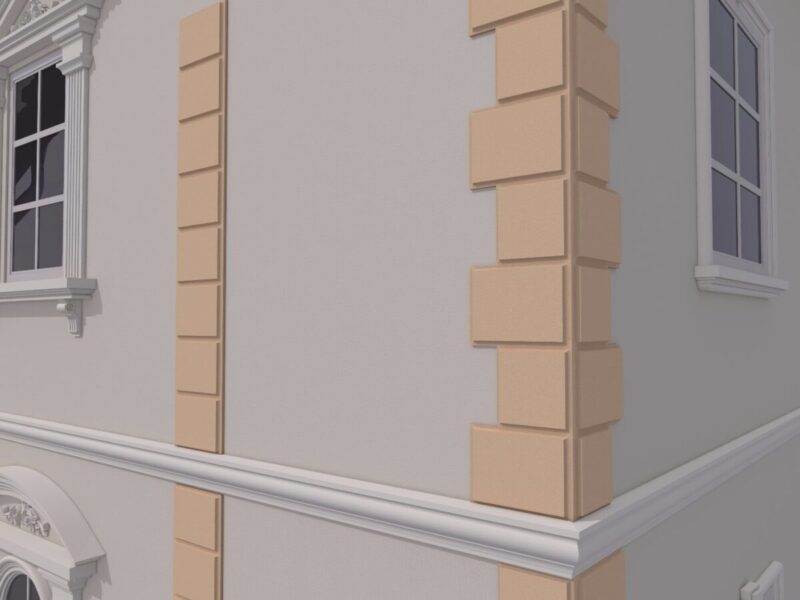 Coltar decorativ fatada FPCL2 250x350x30 mm - imagine 2