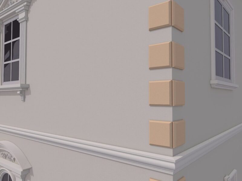 Coltar decorativ fatada FPCL3 250x250x30 mm - imagine 2