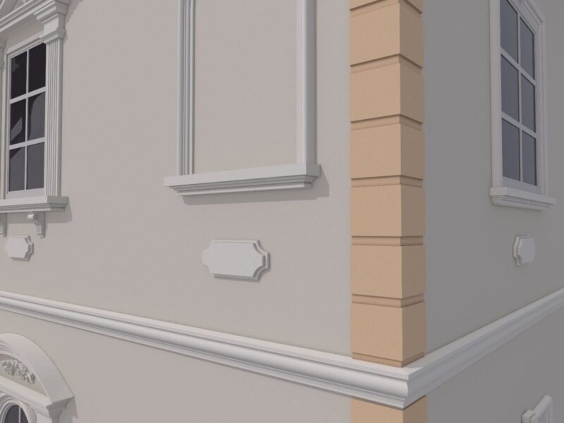 Coltar decorativ fatada, FPCL7, 250x1000x30 mm - imagine 2
