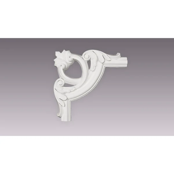 Coltar decorativ poliuretan B104-3 18 X 18 X 2.5 mm