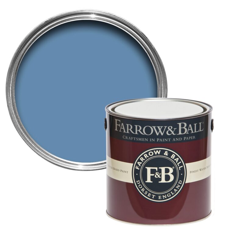 Vopsea albastra mata 7 la suta luciu pentru interior Farrow and Ball Mostra Cook's Blue No. 237 100 ml