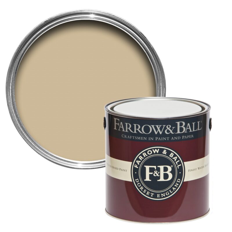 Vopsea galbena satinata 20 la suta luciu pentru exterior Farrow and Ball Exterior Eggshell Cord No. 16 750 ml - imagine 2
