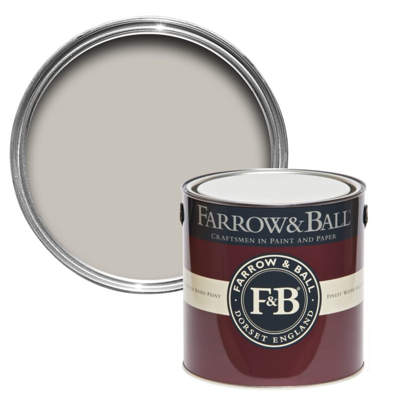 Vopsea alba satinata 20 la suta luciu pentru interior Farrow and Ball Estate Eggshell Cornforth White No. 228 5 Litri - imagine 2