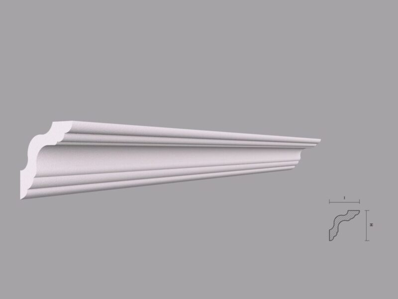 Cornisa Decorativa Tavan BC01 50x50x2000 mm - imagine 2