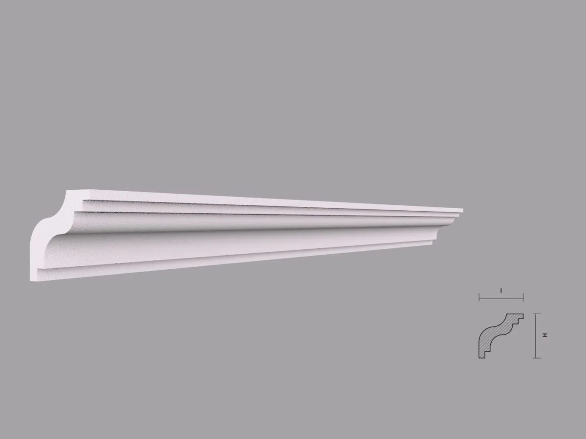 Cornisa Decorativa Tavan BC06 40x40x2000 mm