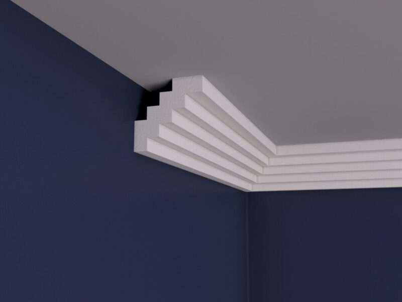 Cornisa Decorativa Tavan BC08 90x90x2000 mm - imagine 3