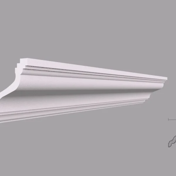 Cornisa Decorativa Tavan BC14 80x80x2000 mm