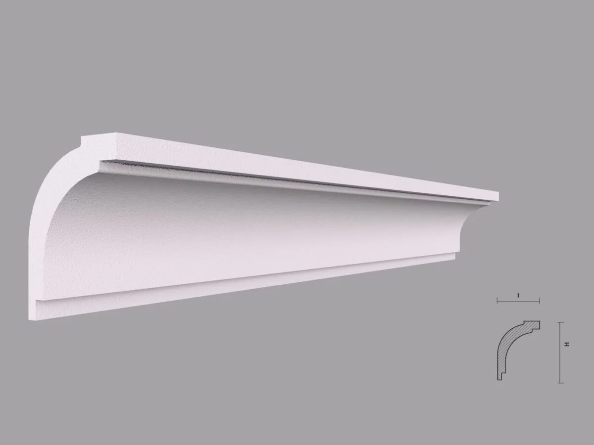 Cornisa Decorativa Tavan BC16 50x70x2000 mm