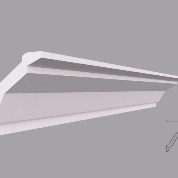 Cornisa Decorativa Tavan BC18 75x75x2000 mm