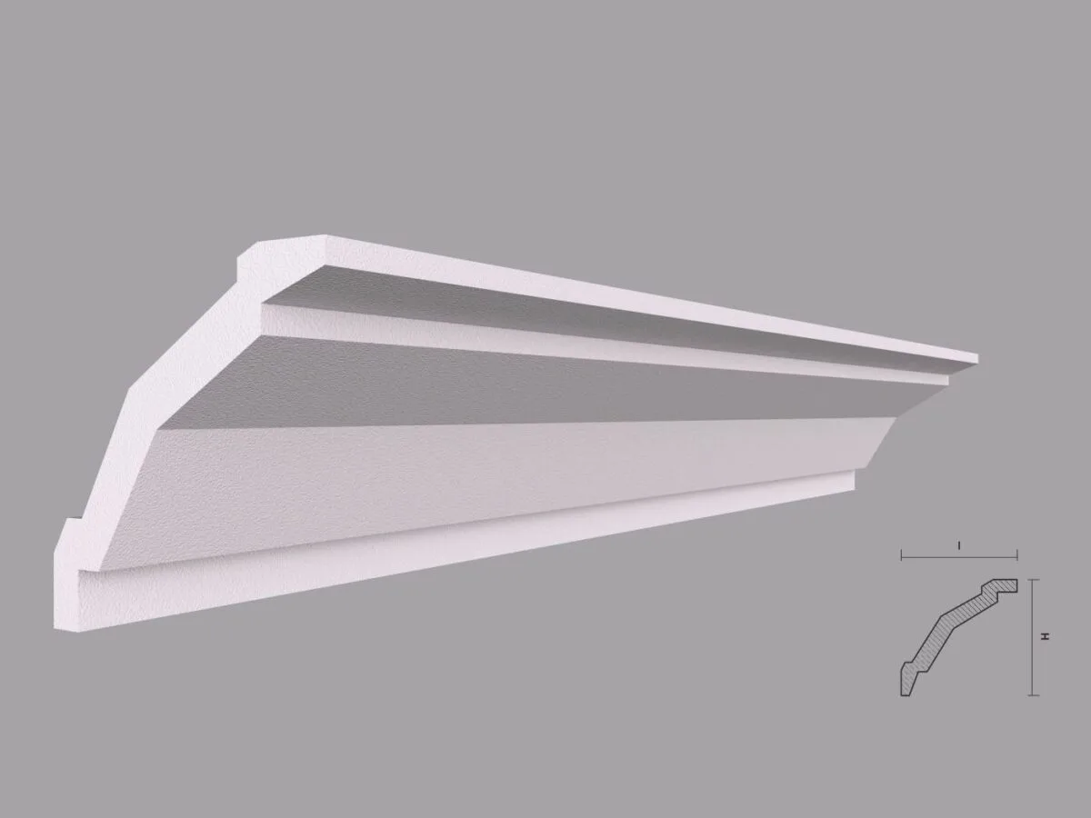 Cornisa Decorativa Tavan BC18 75x75x2000 mm