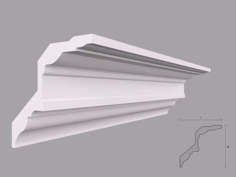 Cornisa Decorativa Tavan BC22 125x125x2000 mm