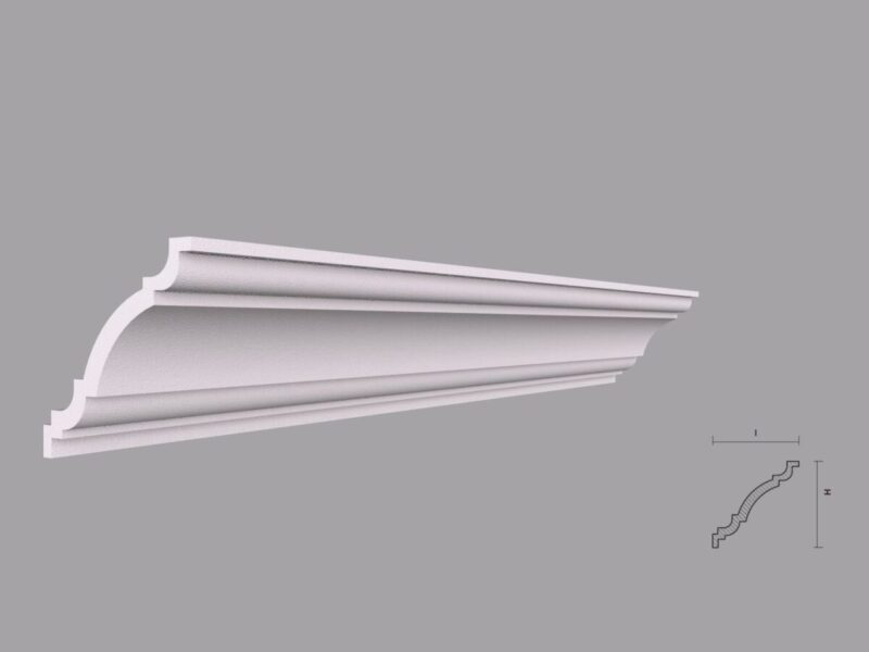 Cornisa Decorativa Tavan BC23-07 70 mm - imagine 2