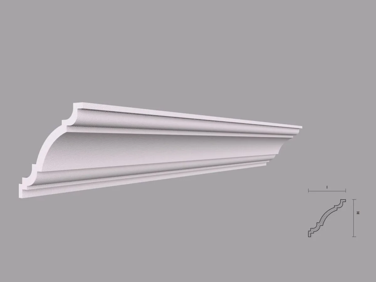Cornisa Decorativa Tavan BC23-07 70 mm