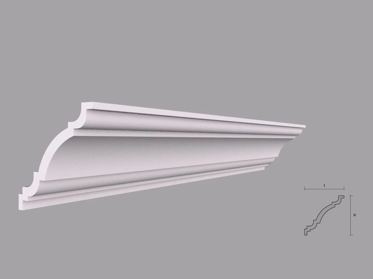 Cornisa Decorativa Tavan BC23-08 80x80x2000 mm