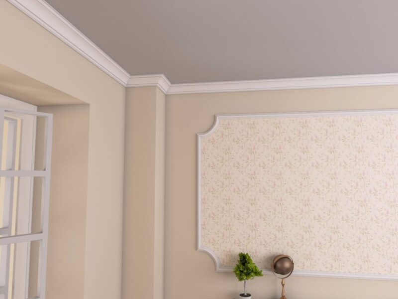 Cornișă decorativă tavan, polistiren extrudat, 70x70x2000 mm, BC24-07