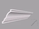 Cornisa decorativa tavan, stil modern, BC25-10, 100x2000 mm