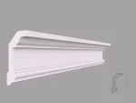 Cornisa decorativa tavan, aspect elegant, polistiren extrudat, BC29, 55x100x2000 mm
