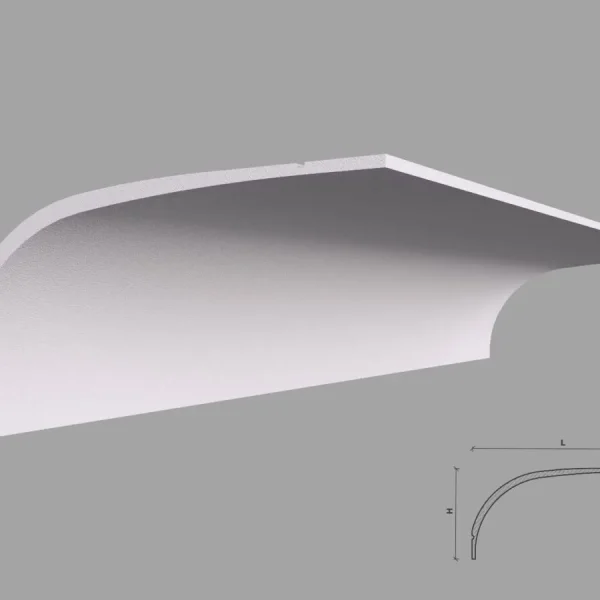 Cornisa Decorativa Tavan BC34 80x160x2000 mm