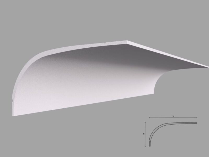 Cornisa Decorativa Tavan BC34 80x160x2000 mm - imagine 2
