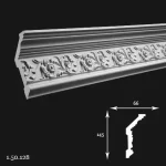 Cornisa Poliuretan Gaudi 1.50.128 145x66x2000 mm