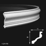 Cornisa Poliuretan Gaudi 1.50.129 Flexibil 86x75x2000 mm