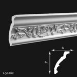 Cornisa Poliuretan Gaudi 1.50.162 84x61x2000 mm