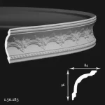 Cornisa Poliuretan Gaudi 1.50.183 Flexibil 96x84x2000 mm