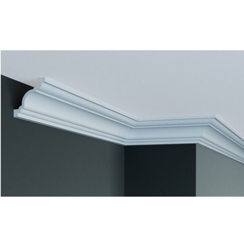 Cornisa de tavan Poliuretan Manavi P819 68x68x2000 mm - imagine 3