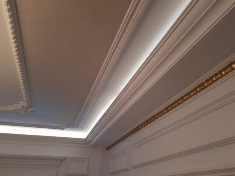 Cornisa de tavan Poliuretan Manavi P876 80x85x2000 mm - imagine 4