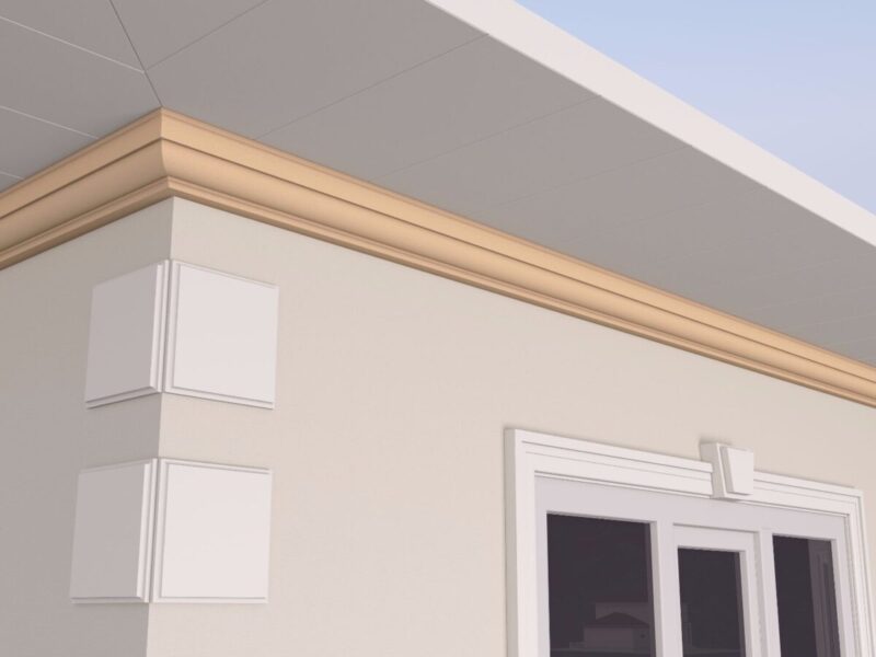 Cornisa decorativa de exterior FP402 100x120x2000 mm