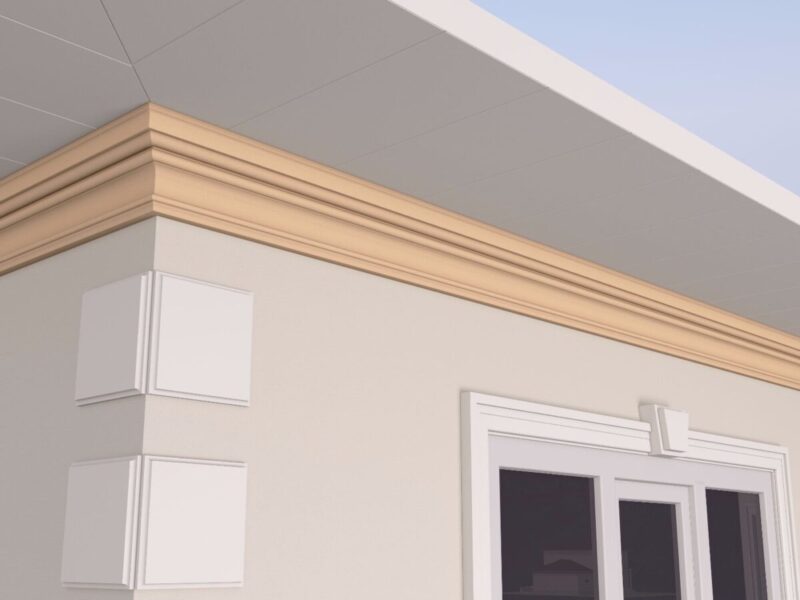 Cornisa decorativa de exterior FP411 87x200x2000 mm