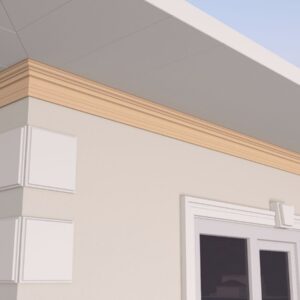 Cornisa decorativa de exterior FP414 60x150x2000 mm