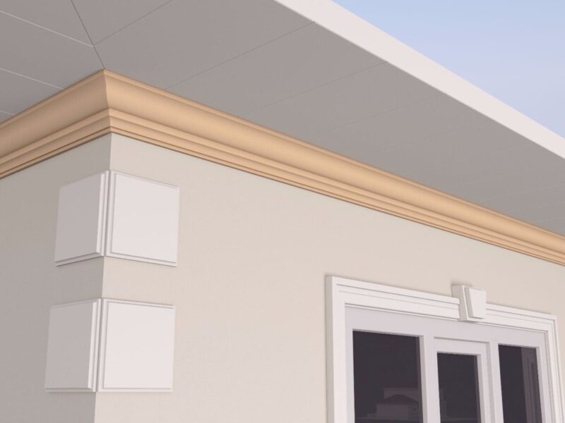 Cornisa decorativa de exterior FP415 100x140x2000 mm