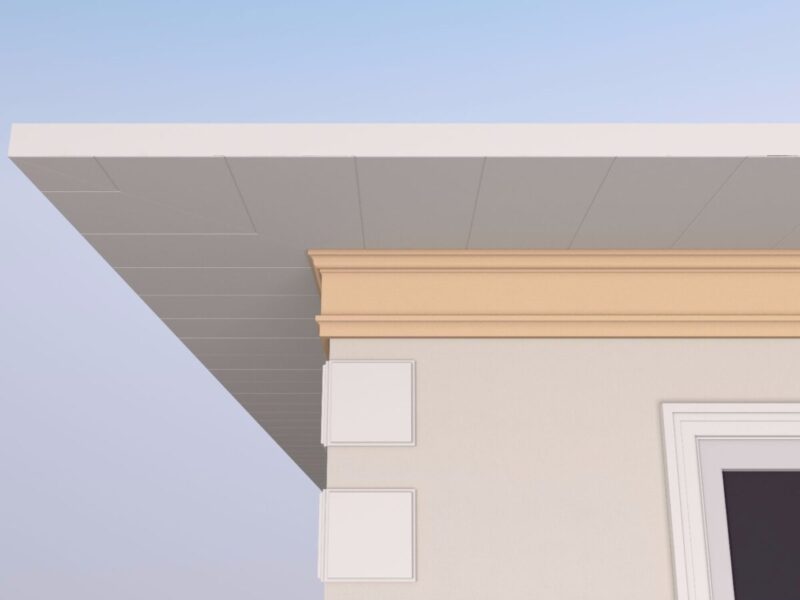 Cornisa decorativa de exterior FP420 67x260x2000 mm - imagine 3