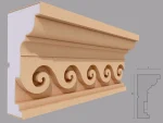 Cornisa decorativa de exterior FP423, 105x200x2000 mm