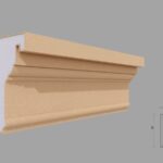 Cornisa decorativa de exterior FP431 70x160x2000 mm